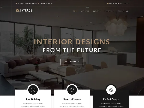 Intrace is a recommended free GPL-licensed WordPress theme available on wordpress.org.