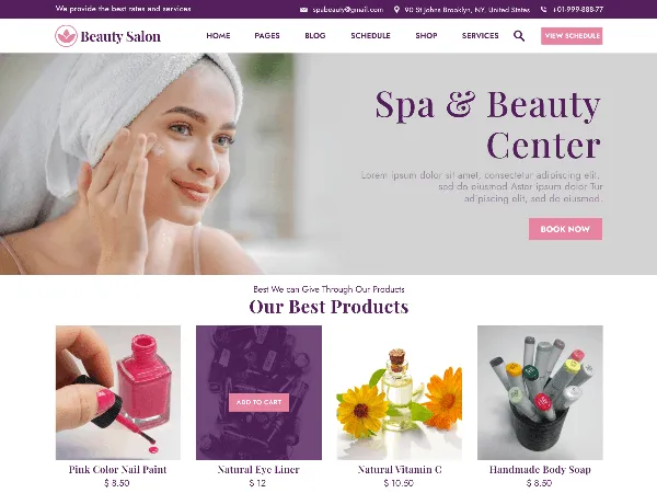 Beauty Hair Salon is a recommended free GPL-licensed WordPress theme available on wordpress.org.