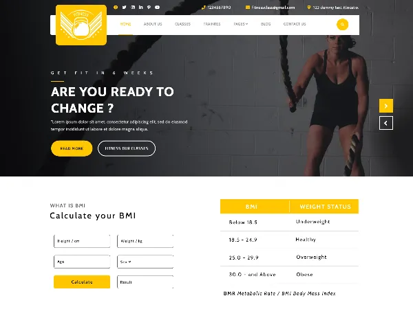 Fitness Crossfit is a recommended free GPL-licensed WordPress theme available on wordpress.org.