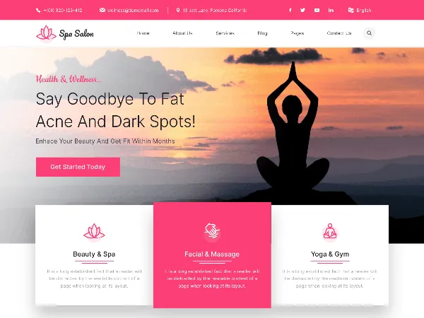 Spa Salon is a recommended free GPL-licensed WordPress theme available on wordpress.org.