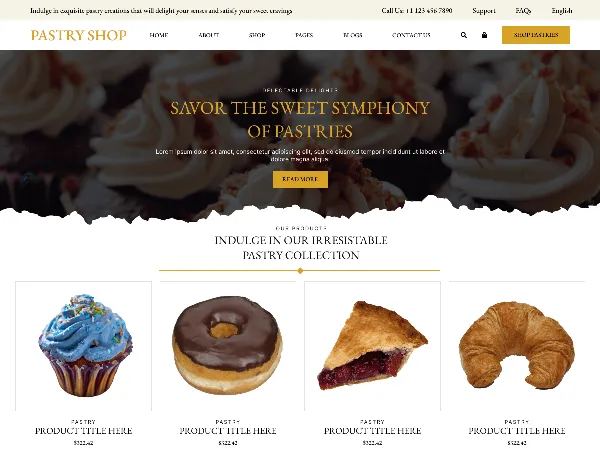 Pastry Bakers is a recommended free GPL-licensed WordPress theme available on wordpress.org.