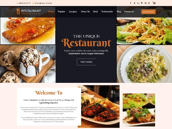 Digi Restaurant is a recommended free GPL-licensed WordPress theme available on wordpress.org.