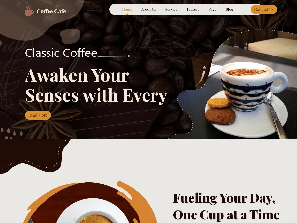 Coffee Station is a recommended free GPL-licensed WordPress theme available on wordpress.org.